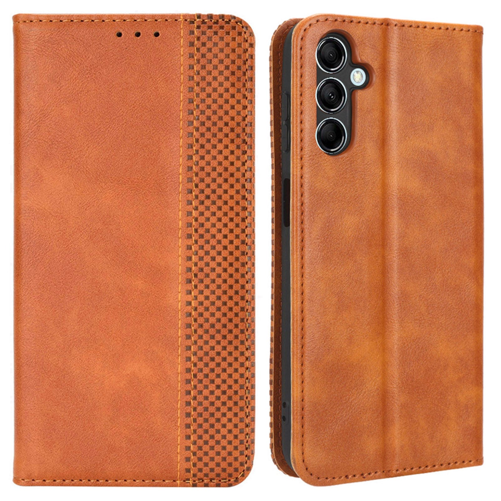 For Samsung Galaxy M14 5G Retro Phone Case PU Leather Phone Stand Wallet Protective Cover For Samsung Galaxy M14 5G Retro Phone Case PU Leather Phone Stand Wallet Protective Cover